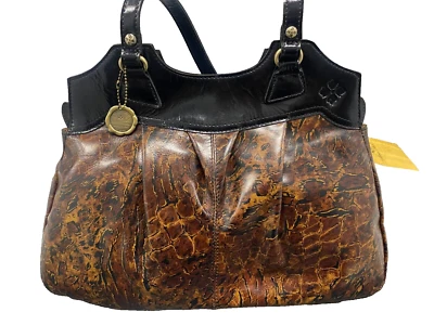 Patricia Nash Napoli Abstract Animal Print PURSE NWTS $249 STUNNING! SHIPS FREE - Image 1 of 4