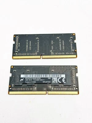 MICRON 8GB (2X4GB) 1RX16 PC4-2400T Apple Memory Ram MTA4ATF51264HZ-2G3E2 - Image 1 of 2