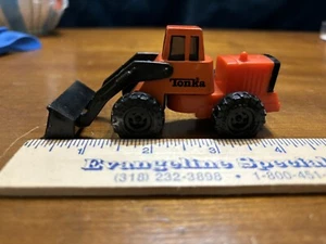 TONKA Vintage 1992 Construction Front End Loader Tractor w/ Bucket Orange - Picture 1 of 3