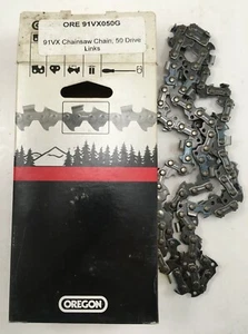 OREGON 91VX050G Chamfer Chisel Chain 3/8" Pitch Lo-Profile.050 Gauge 50DL  - Picture 1 of 2