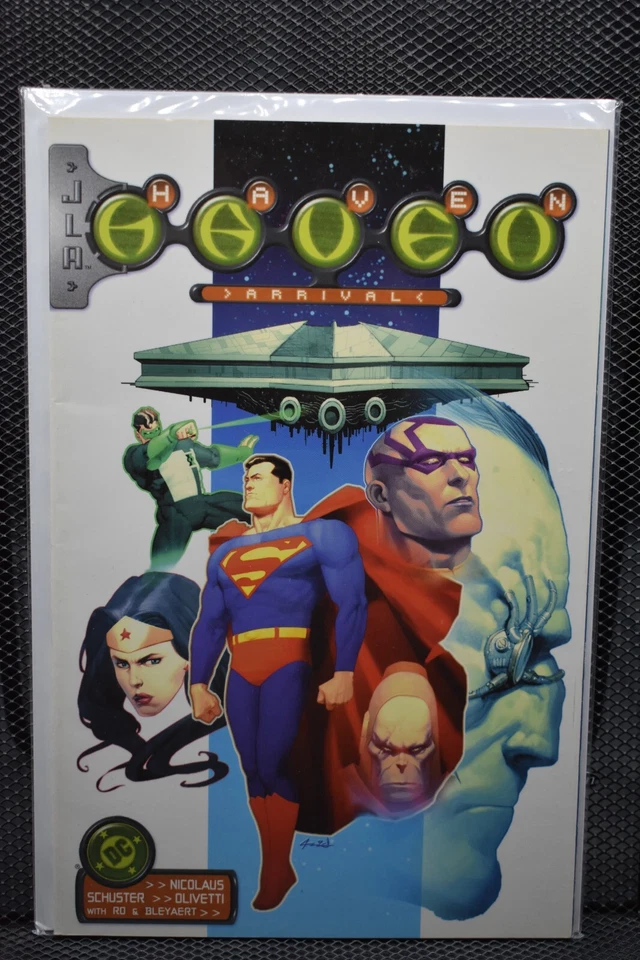 JLA Haven Arrival DC 图画小说 2001 年正义联盟超人神奇女侠 9.0 — 第 1/1 张图片