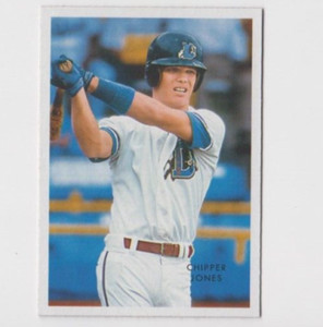 Chipper Jones 2022 TOPPS HERITAGE MINORS 1973 TOPPS 1953 REPRINT #RPA-1 BULLS