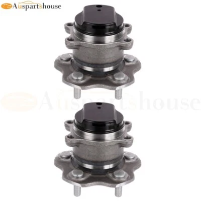 Par de montaje de buje de cojinete de rueda trasera para Nissan Qashqai Rogue Sport incluye ABS Foto 1 de 4