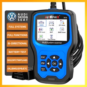 Autophix 7610 OBD2 Code Reader Scanner Oil EPB DPF TPMs Reset All System Tester - Picture 1 of 11