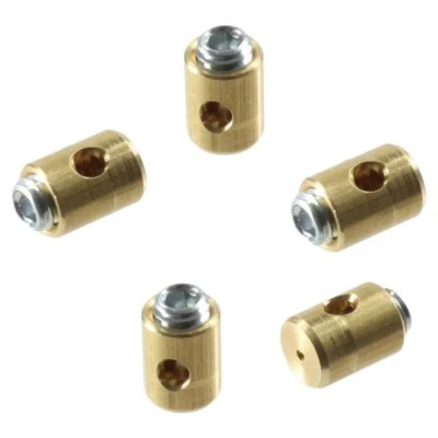 Schraubnippel Gaszug Bremszug Kupplungszug Bowdenzug Universal Nippel → 5 Stück - Bild 1 von 4