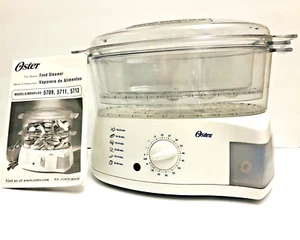 Oster 2 Tiered 6.1 Quart Food Steamer and cooker Model # 5711 Complete W/ manual - Picture 1 of 7