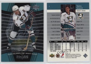 1999-00 Upper Deck Black Diamond Teemu Selanne #2 HOF