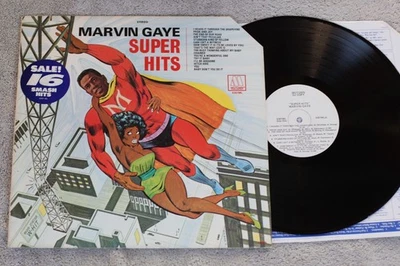 Marvin Gaye  - Super Hits -  1970 White Label Promo (WLP) US LP - Image 1 of 2