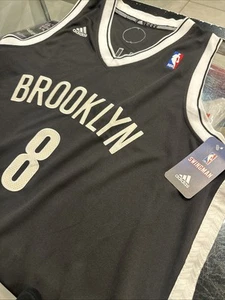 NWT Adidas Swimgman Brooklyn Nets 2013 Deron Williams Jersey Size Large 2+ Lengt - Picture 1 of 7
