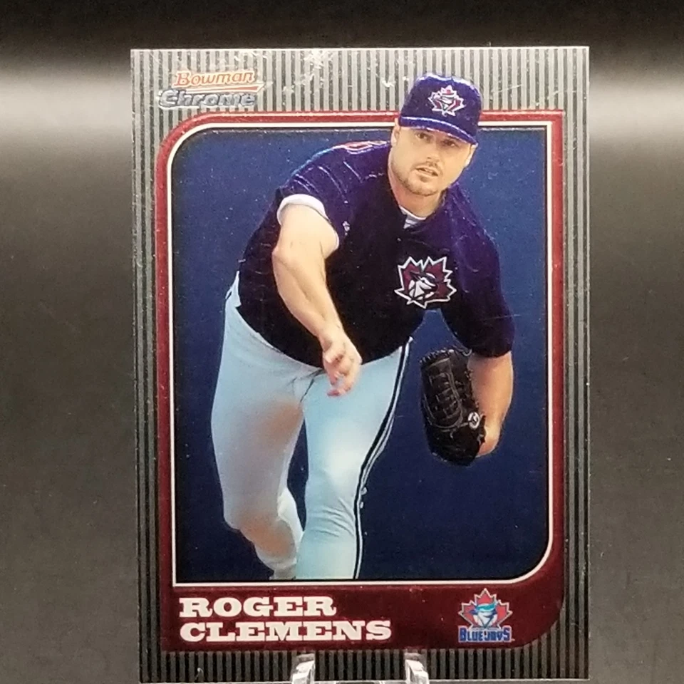 Roger Clemens 1997 Bowman Chrome Toronto Blue Jays MLB Baseball Sports Cards 46 - Image 1 of 4