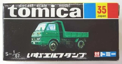Camión de volteo TOMY 30 aniversario Reion "Tomica No.35" 1/67 Isuzu Elf Foto 1 de 4