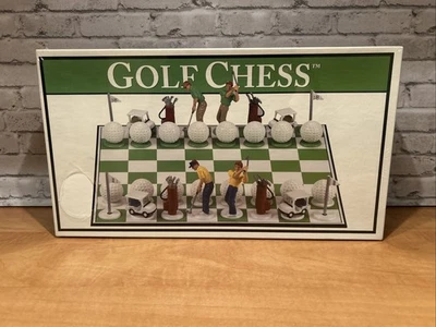 Golf Chess Board Game Set 2001 Big League Promotions - Family Fun Pieces - Image 1 of 3