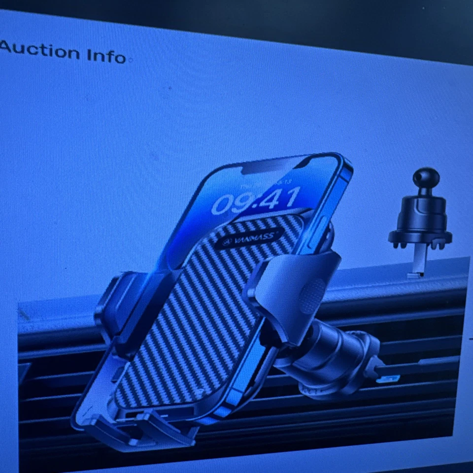 VANMASS Car Phone Holder Vent Mount 2024 Upgraded [Patent Steel-Hook] Universal - Image 1 of 1