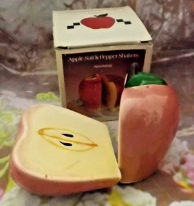 80er Jahre Kits Apfel Salz und Pfefferstreuer in OVP unbenutzt - Bild 1 von 3