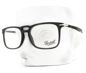 Persol Brille PO3277-V 95 Brille poliert schwarz silber Akzente 54mm ohne Etui - Bild 1 von 5