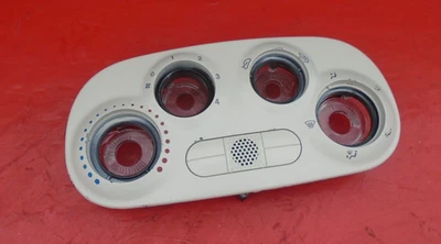 12 13 14 15 16 FIAT 500 2DR WHITE CLIMATE CONTROL FACEPLATE TRIM COVER BEZEL OEM - Image 1 of 4