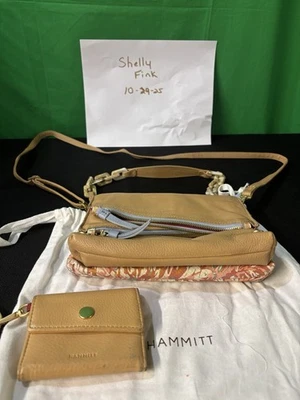 Hammitt Dillon Pequeño Bandolera Cuero Cartera Bolso de Mano y Cartera Conjunto Foto 1 de 4