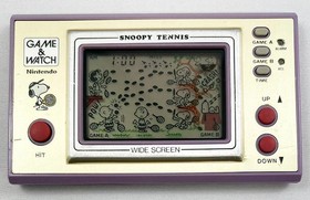 Nintendo Game & Watch - Wide Screen - Snoopy Tennis (SP-30) Used