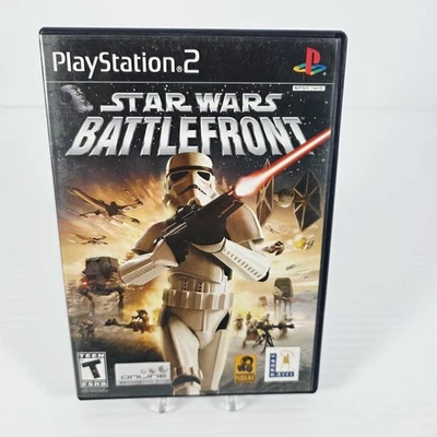 Star Wars: Battlefront (Sony PlayStation 2, 2004) Complete W/ Registration Card  - Image 1 of 4