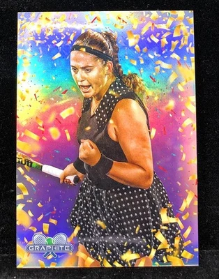 JELENA OSTAPENKO 2024 Topps Graphite Tennis Confetti #CF-JO SSP Case Hit - Image 1 of 2