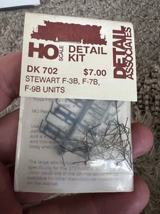 Detail Associates DK702 HO Scale Stewart F 3B - F 7B - F 9B Unidades Detalle Kit - Imagen 1 de 2