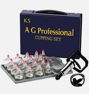 Profi Schröpfen Set *Made in Korea* (17 Tassen) mit Verlängerungsrohr (3,00 $ Wert - Bild 1 von 2