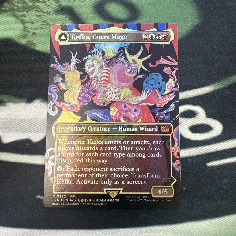 Kefka, Court Mage (0322) (Borderless) Final Fantasy Foil - Image 1 of 2