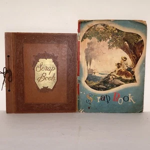 1940s-50s Scrapbook Highland Illinois Clippings Foreign Currency Menu Korea War - Picture 1 of 11