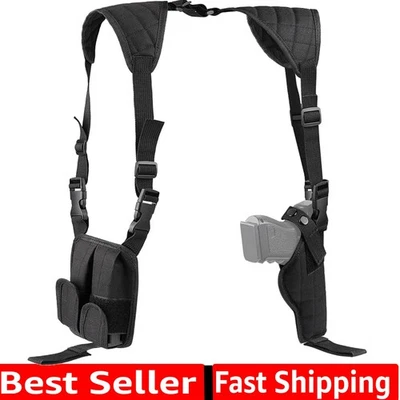 Ambidextrous Shoulder Holster for Most Pistols - Adjustable & Comfortable Fit - Image 1 of 4