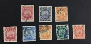 BOLIVIA 1887-1890 F-VF Used Lot Between Sc#24-33, Cv$36. (W47) - Picture 1 of 2