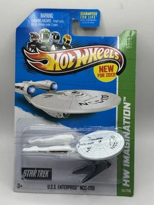 Hot Wheels Star Trek HW Imagination EE. UU. Enterprise NCC-1701 - 1:64 Diecast Foto 1 de 4