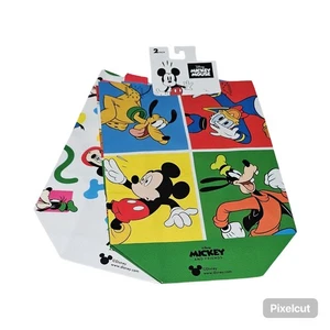 Disney Mickey Mouse And Friends 2er Pack wiederverwendbare Leckerli Goodie Bags - Bild 1 von 12