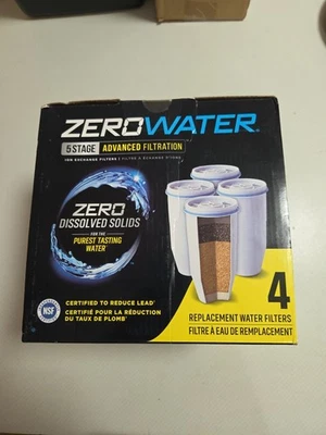Zero Water 5 Stage Advanced Filtration 4 Pack Replacement Water Filters - Image 1 of 4