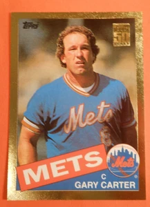 2001 Topps Traded Gold #T111 Gary Carter #/2001 New York Mets - Picture 1 of 6