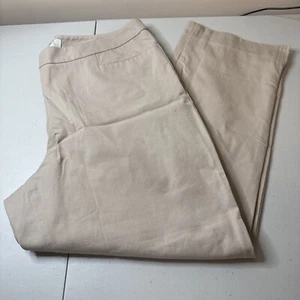 Talbots Beige Khaki Curvy Dress Pants Size 14 - Picture 1 of 9