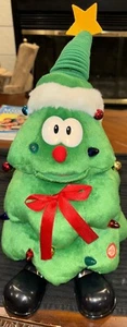 Árbol de Navidad Antropomórfico Peluche Sonido Luces Movimiento Nueva Música Animada - Imagen 1 de 6