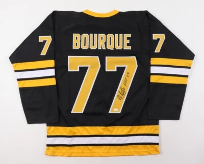 Ray Bourque Signed Boston Bruins Jersey Inscribed HOF 04 (JSA COA) 19xAll Star - Image 1 of 4