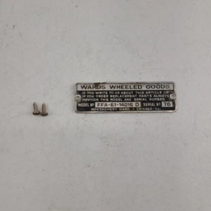 1976 Benelli Wards Riverside 125 Motorcycle Badge Emblem Wheeled Goods - Picture 1 of 7