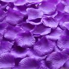 TtS 100-2000 Cadbury Purple Silk Rose Petals For Engagement Wedding Confetti