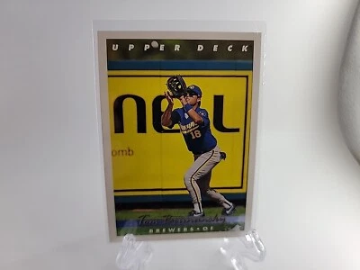 1993 Upper Deck - #806 Tom Brunansky Milwaukee Brewers  - Image 1 of 4