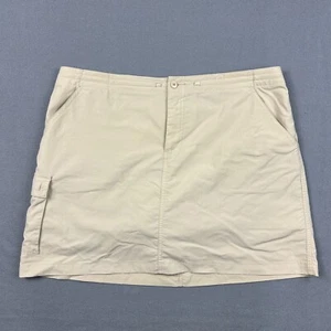 Patagonia Skirt Womens Size 12 Beige Tan Cargo Hiking Outdoors - Picture 1 of 7