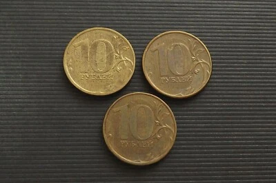Russia 2011 2012 10 Roubles 3 in 1 EF C|7650 - Image 1 of 2