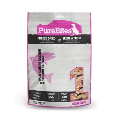 PURE BITES Freeze Dried Salmon for Dog Treat 9.5oz - Image 1 of 3