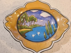 Noritake 8x7 Platter, Japan Serving Oval Platter Hand Painted Rare Antique EUC - Picture 1 of 17