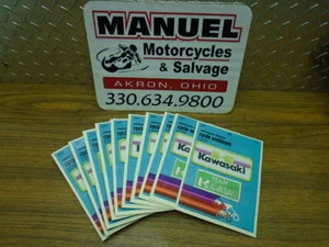 Vintage Kawasaki Sew On Patches Rare Very Old In Pack 2 Patches Per Auction  - Picture 1 of 1