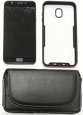 Samsung Galaxy J7 Crown SM-S767VL - Black ( TracFone ) 4G LTE Smartphone - READ - Image 1 of 4