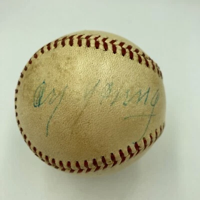 1903 Boston Red Sox World Series Champs Multi Signed Baseball Cy Young JSA COA - Image 1 of 4