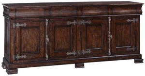 Philippe Rustic Sideboard with French Style Hardware - Picture 1 of 5