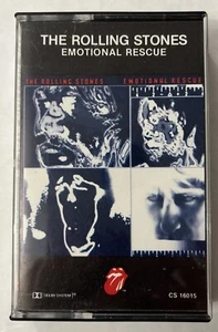 Vintage The Rolling Stones Emotional Rescue Audio Cassette Tape Warner 1980 LOOK - Imagen 1 de 5