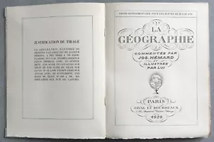 La géographie commentée par Joseph Hémard et illustrée par lui - Foto 1 di 4